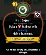Nut Signal's statistics