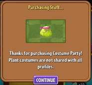 Purchasing Squash's Pink Headband costume (11.3.1)