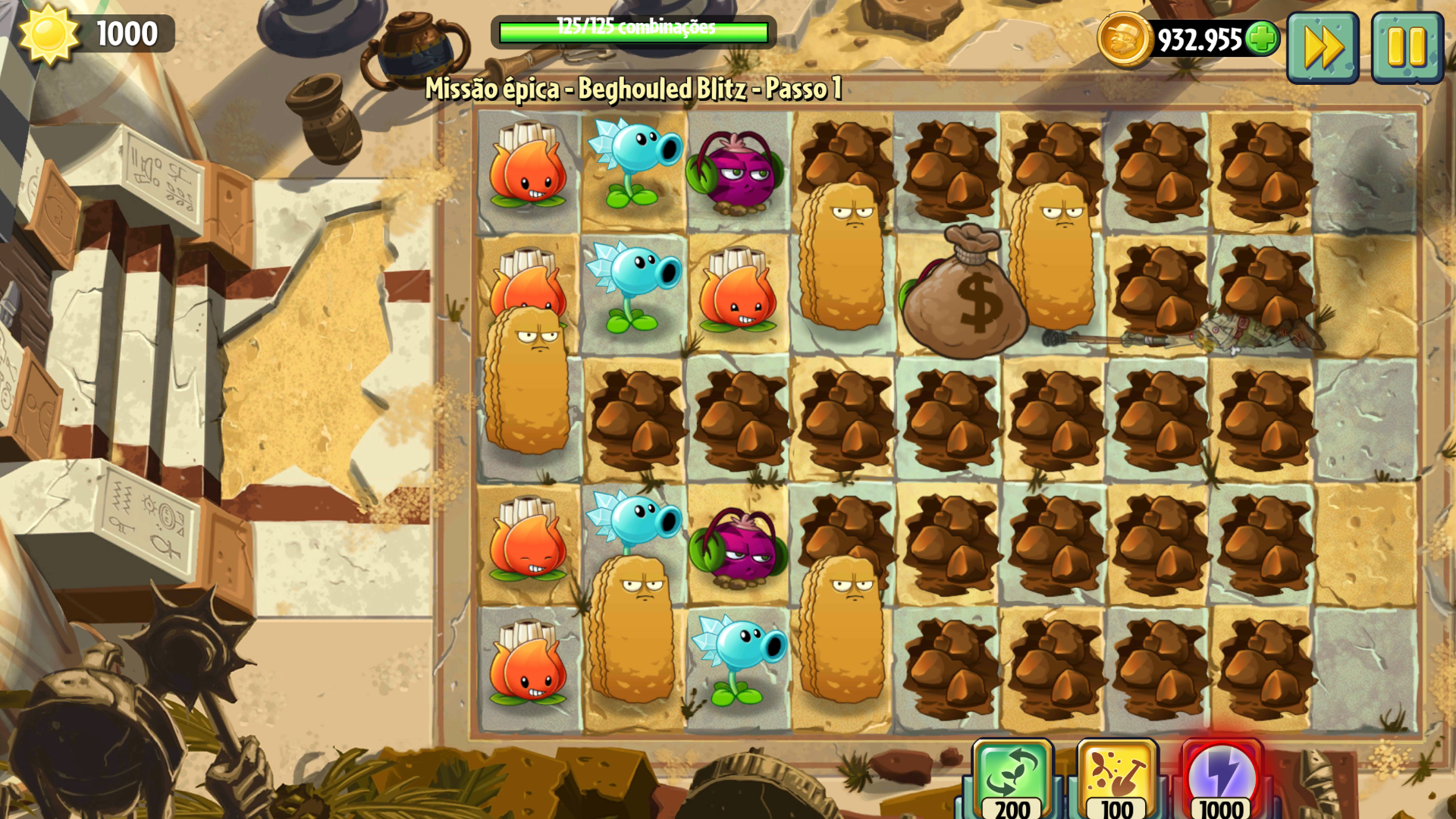 Beghouled (Plants vs. Zombies 2), Plants vs. Zombies Wiki