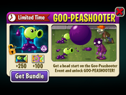 Goo-Peashooter in an advertisement to purchase Goo-Peashooter