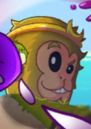 Monkeyfruit in the version 1.9.1 title screen