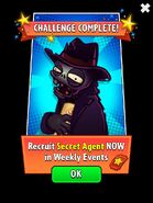 Secret Agent on the advertisement for the Weekly Events