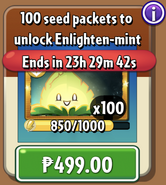 Unlock Enlighten-mint piñata in the store (9.7.1)