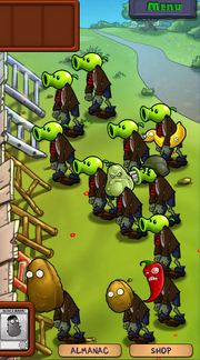 Plants vs Zombies Hack - TEAM WINTER MELON VS TEAM PEA PVZ VS ZOMBIES 