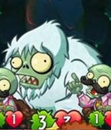 Gigantic Zombie Yeti due to a glitch