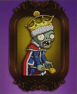 King Zombie in the Plants vs. Zombies 2015 calendar