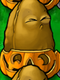 A blinking Tall-nut in a Pumpkin