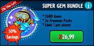 Impfinity on the advertisement for Super Gem Bundle