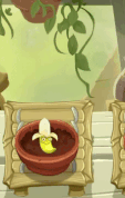 Banana Launcher being watered (animated, 10.5.2)