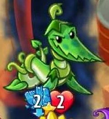 Lima-Pleurodon with the Strikethrough trait due to Sun Strike's ability