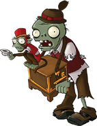 Monkey performer concept art. (note the reused hat)