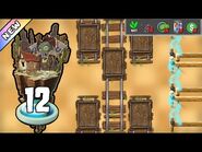 Plants vs Zombies 2 - Wild West Day 12 -Plants Lvl 1 & No Premium-