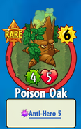 The player receiving Poison Oak from a Premium Pack