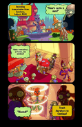 The comic strip when the player starts the mission