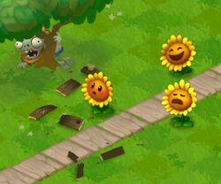 Primal Sunflower Plants Vs Zombies Wiki Fandom Jzgreentown - Pvz Gw Citron  Ball - Free Transparent PNG Clipart Images Download