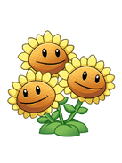 Triplet Sunflower HD