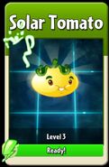 Solar Tomato when it is ready to level up