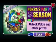 Pokra in an advertisement for Pokra's Party Season in Arena