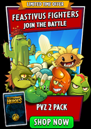 Hot Date in an advertisement for the PvZ2 Pack (note: PvZ2 design is used)