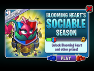 Blooming Heart in an advertisement in Blooming Heart's Sociable Season in Arena