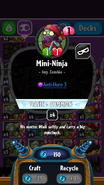 Mini-Ninja's old statistics