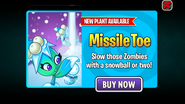 An advertisement for Missile Toe