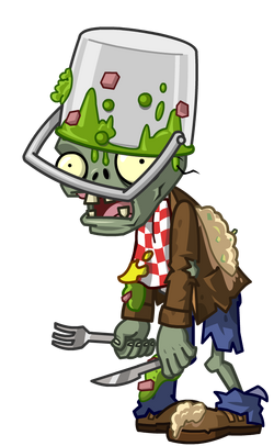 Buckethead Zombie, Plants vs. Zombies Wiki