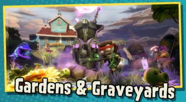 Plants vs. Zombies Garden Warfare - Gardens & Graveyards Gameplay