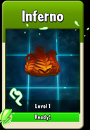 Inferno's animation when he's ready to level up