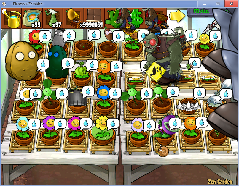 Hacking guide, Plants vs. Zombies Wiki