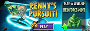 Reinforce-mint in an advertisement for Penny's Pursuit