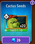 Cactus' seeds in the store (10.9.1)