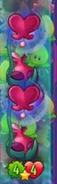 Two Blooming Hearts on one lane (due to Pair Pearadise) attacking