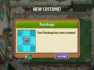 Obtaining Rotobaga's costume