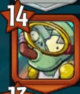 Snorkel Zombie as the profile picture for a Rank 14 player