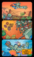 The second comic strip in the plant mission "Battle of the Belt"