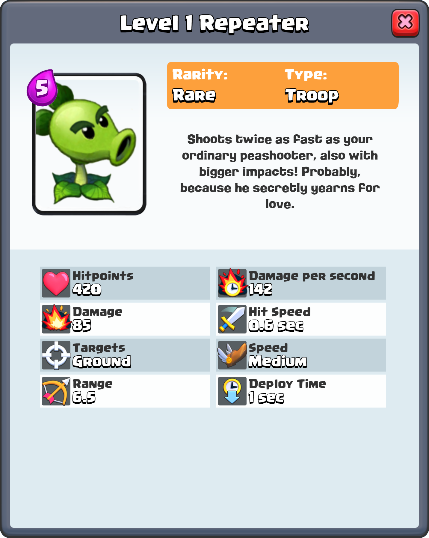 have you ever thought a clash royale based game out of pvz? :  r/PlantsVSZombies