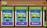 Lily Pad's seeds in the Almanac section (10.5.2)