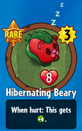 The player receiving Hibernating Beary from a Premium Pack