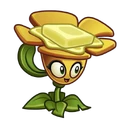 Buttercup's butter do 100 damage and temporarily paralyzes zombies hit