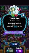 Zombie Yeti's statistics