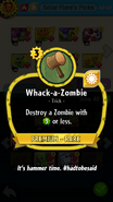 Whack-a-Zombie's statistics
