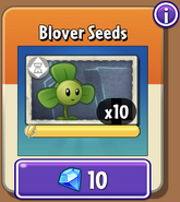 Blover's seeds in the store (Special, 9.6.1)