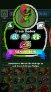 Green Shadow's statistics (Games for Red version)