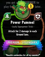 Power Pummel's statistics