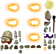 Explorer Zombie's sprites and assets