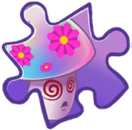 Puzzle Piece (note the flowers)