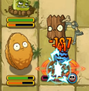 Mask Zombie about to attack
