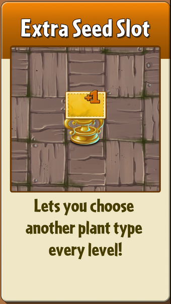 Plants vs zombies 2 extra seed slots