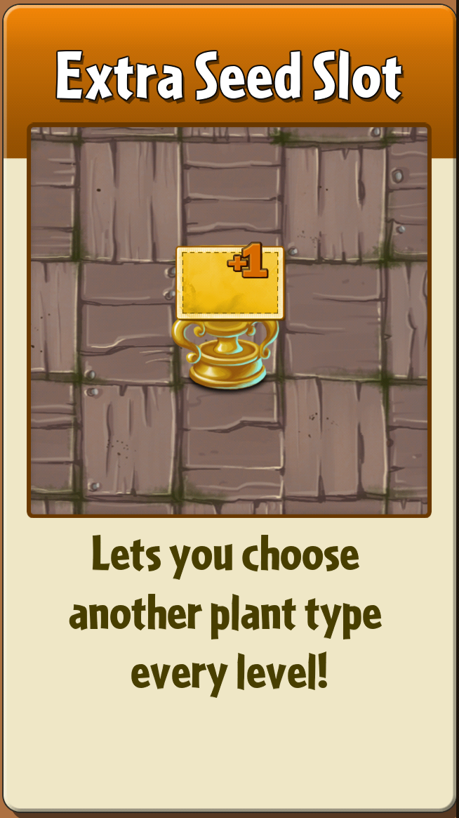 Fun fact: in older versions of pvz2 you could get every seed slot